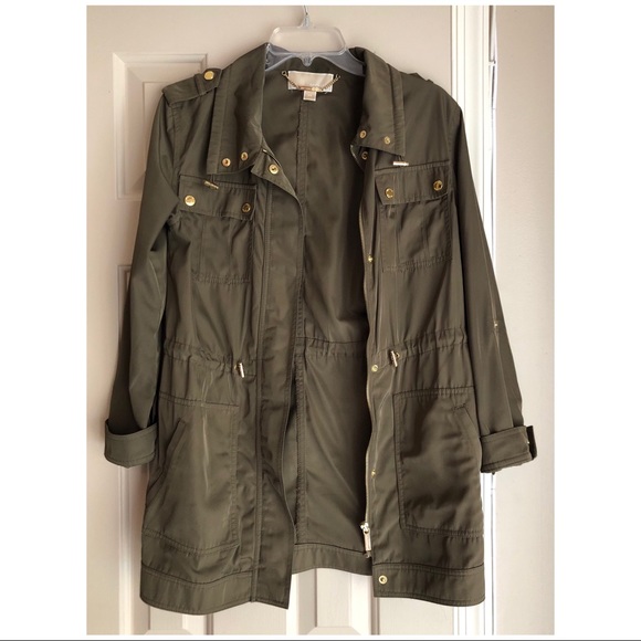Michael Kors Jackets & Blazers - Michael Kors olive green utility coat